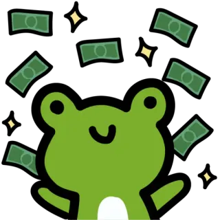 💵 rã, dinheiro, grana, rico, riqueza, dólares, verde telegram sticker