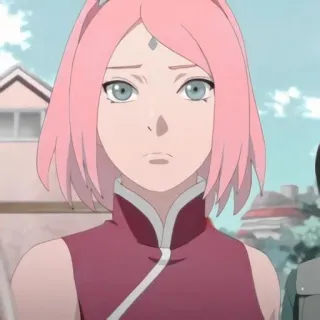 🎌 Sakura Naruto Sakura, Naruto, anime, cartoon, pink hair, ninja telegram sticker