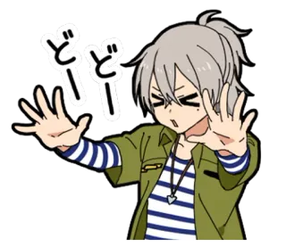 😣 どーどー Anime, Personaggio, Carino, Espressione, Giapponese telegram sticker