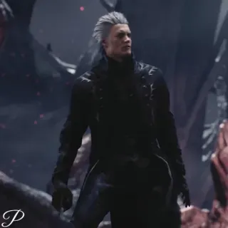 🗡 Vergil Devil May Cry vergil, devil may cry, anime, video game, character telegram sticker