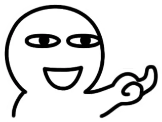 🖕 persona, gesto, vieni qui, disegno, espressione telegram sticker