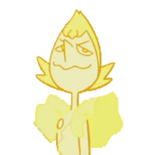 💛 Yellow Pearl Steven Universe kreskówka, Steven Universe, Żółta Perła, postać telegram sticker