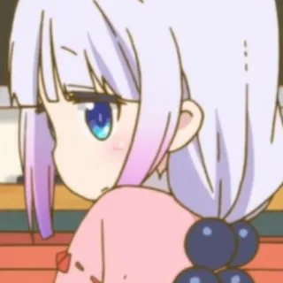 🩹 Kanna Kamui Miss Kobayashi's Dragon Maid Anime, Naga, Lucu, Kanna whatsapp sticker