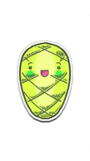 🍍 pineapple, cute, fruit, kawaii, sticker, cartoon telegram sticker