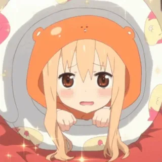 🍧 Umaru Doma Himouto! Umaru-chan 动漫, 可爱, 小埋, 土间埋, 干物妹, 干物妹！小埋, 卡哇伊 whatsapp sticker
