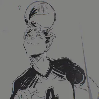 🦉 Koutarou Bokuto Haikyuu!! Volleybal, Anime, Haikyuu, Bokuto, Sport, Manga, Atleet telegram sticker
