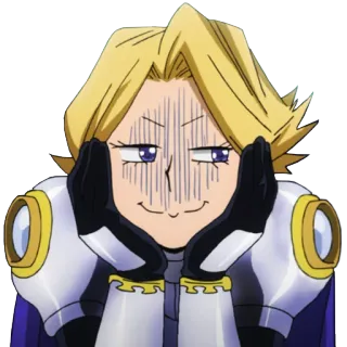 😨 Neito Monoma My Hero Academia Anime, Personaje, Expresión, Manga telegram sticker