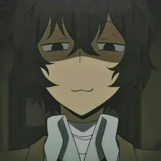 😈 Osamu Dazai Bungo Stray Dogs Anime, Manga, Dazai, Bungo Stray Dogs whatsapp sticker
