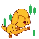 💹 chien, en colère, dessin animé, animé, poing, animal, animal de compagnie telegram sticker