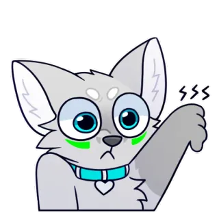 👎 fictional wolf telegram sticker