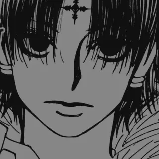 🗡 Chrollo Lucilfer Hunter x Hunter Anime, Manga, Chrollo Lucilfer, Hunter x Hunter, Fanart, Genei Ryodan telegram sticker