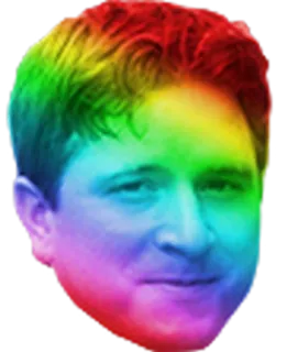 👬 얼굴, 사람, 무지개 telegram sticker