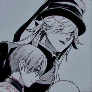 ✖️ Ciel Phantomhive Black Butler Anime, Manga, Black Butler, Ciel Phantomhive, Sebastian Michaelis, Viktorianisch, Butler telegram sticker