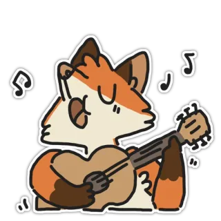Foxes telegram stickers