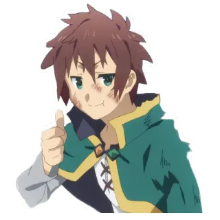 👍 Kazuma Konosuba Anime, Konosuba, Personaje, Kazuma, Isekai telegram sticker
