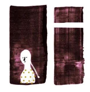 😦 window, person, art, drawing, illustration, abstract whatsapp sticker