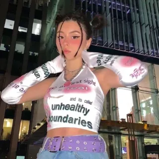 🤟 love at first sight
and its called
unhealthy
boundaries unhealthy boundaries, love at first sight, fashion, top, meme telegram sticker