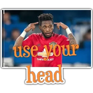 🤯 use your head uomo, pensare, meme, usa la testa telegram sticker