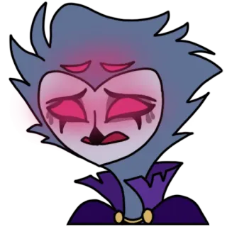 😰 Stolas Helluva Boss Stolas, Helluva Boss, Cartoon, Dämon, Anime telegram sticker