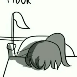 📍 TIDUR 睡眠, 眠い, 昼寝, 休憩, 漫画, アニメ telegram sticker