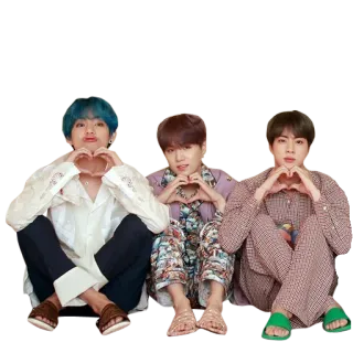 ❤️ kpop, bts, herz, gruppe, leute, koreanischer pop, idol telegram sticker