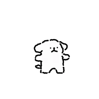 💬 cão, cachorro, animal, animal de estimação, fofo, adesivo, branco, preto whatsapp sticker