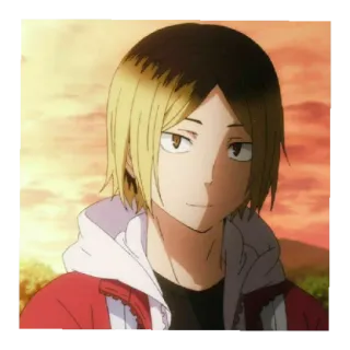 🍁 Kenma Kozume Haikyuu!! Anime, Haikyuu, Kenma, Kozume, Personagem whatsapp sticker