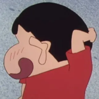 😳 Shin-chan Crayon Shin-chan Anime, Llorando, Dibujos animados, Shinchan, Emocional telegram sticker