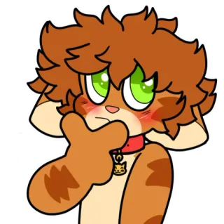 🤔 feline hybrid telegram sticker