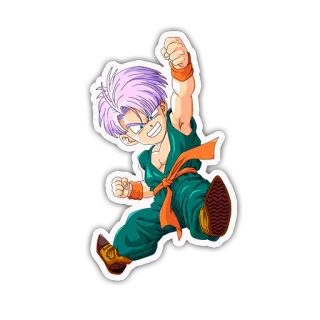 👶 Trunks Dragon Ball Trunks, Dragon Ball, animé, dessin animé, autocollant, personnage whatsapp sticker