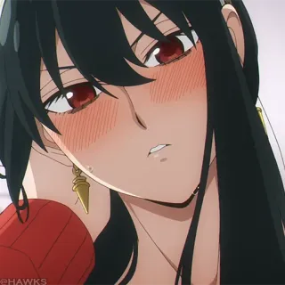 🗡 Yor Forger Spy x Family Anime, Yor Forger, Spy x Family, Wanita, Karakter telegram sticker