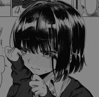 🧧 动漫, 悲伤, 哭泣, 漫画, 情感, 难过 telegram sticker