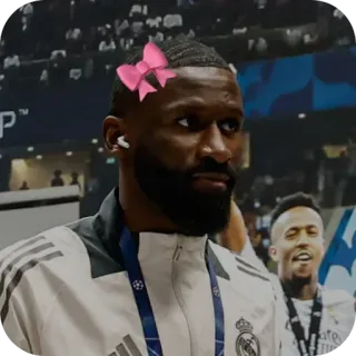 💋 Antonio Rudiger Real Madrid telegram sticker