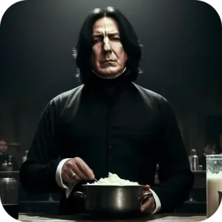 🍳 Severus Snape Harry Potter severus, snape, harry potter, professor, wizard, alan rickman, potions telegram sticker