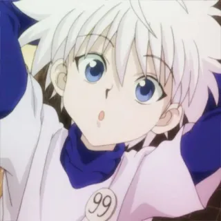 ⚡️ Killua Zoldyck Hunter x Hunter Killua, Killua Zoldyck, Hunter x Hunter, Anime, Manga, Chico whatsapp sticker