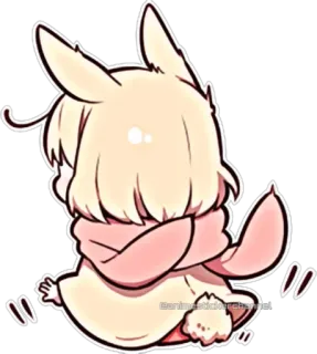 😊 @animestickerchannel sticker, chibi, anime, süß, cartoon, manga telegram sticker
