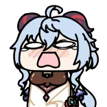 Genshin impact @anime_stickerr @genshiin_Impact telegram stickers