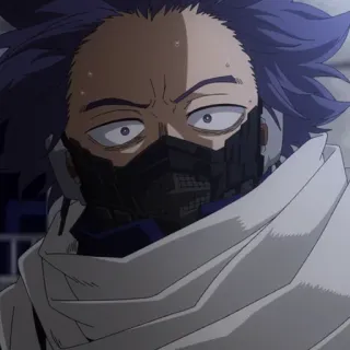 💜 Hitoshi Shinso My Hero Academia Anime, My Hero Academia, Hitoshi Shinso, Héros, Manga whatsapp sticker