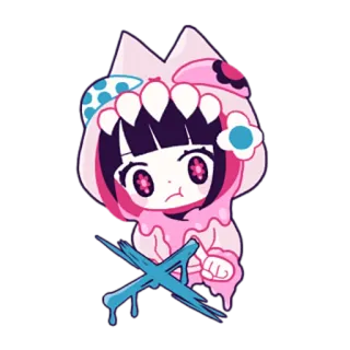 🥺 Dessin animé, Personnage, Autocollant, Mignon, Kawaii whatsapp sticker
