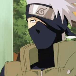 😁 Kakashi Hatake Naruto Anime, Ninja, Kakashi, Sharingan, Personnage telegram sticker