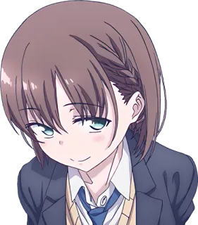 Ai-chan (Tawawa on Monday) :: @line_stickers whatsapp stickers