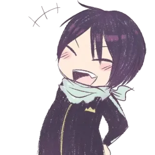 😂 Yato Noragami Anime, Manga, Nhân vật, Noragami, Yato, Fanart telegram sticker