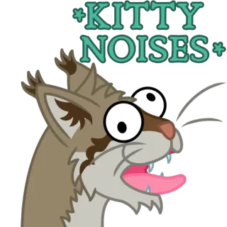 🐱 KITTY NOISES kucing, anak kucing, hewan, humor, meme, lucu telegram sticker