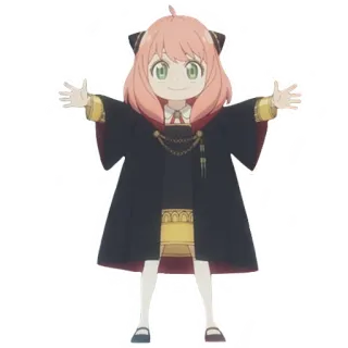 🤗 Anya Forger Spy × Family anime, Spy x Family, Anya, Anya Forger, lucu, kartun whatsapp sticker