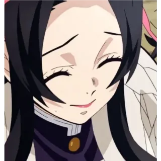 🙂 Kanae Kocho Demon Slayer anime, demon slayer, kanae kocho, character, girl, smile telegram sticker