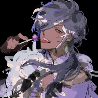 🌟 Kaeya Genshin Impact Kaeya, Genshin Impact, Anime, Videogioco, Personaggio, Lecca-lecca telegram sticker