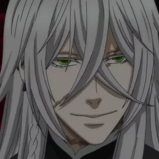 😏 Undertaker Black Butler Anime, Undertaker, Black Butler, Personaggio, Manga telegram sticker