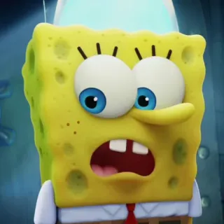 🐙 SpongeBob SquarePants SpongeBob, cartoon, character, nickelodeon, funny, surprised telegram sticker