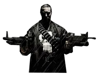 😰 The Punisher The Punisher, Marvel, Personaggio dei fumetti, Antieroe, Armi, Azione, Teschio telegram sticker