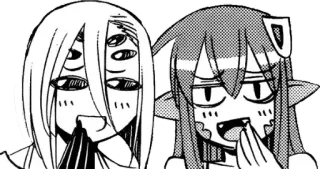 😂 Anime, Chica araña, Chica monstruo, Manga, Lindo, Amigable telegram sticker